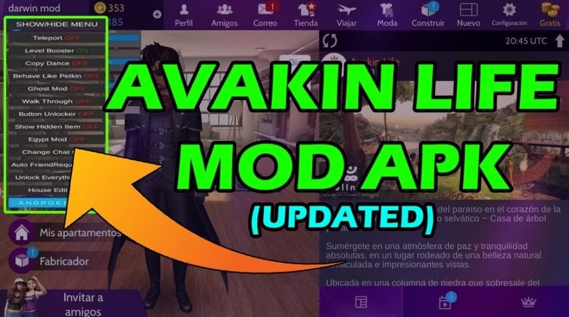 Download Avakin Life MOD APK Unlimited the Latest Version 2021