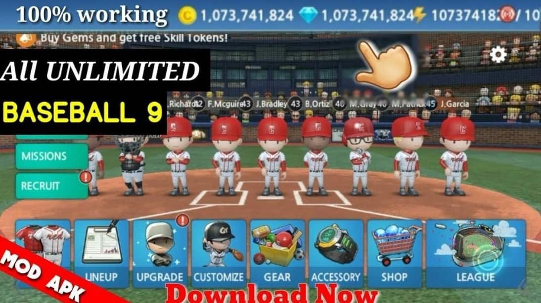 Download Baseball 9 MOD APK (Unlimited Money) the Latest Version 2021